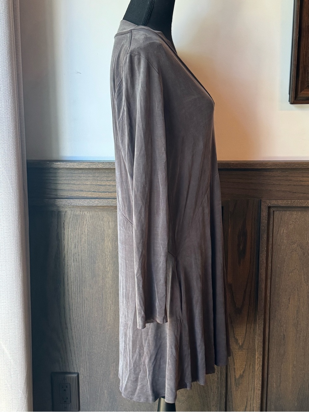 Anthropologie Dolan West Coast V-Neck Long Sleeve Swing Dress Medium - Picture 5 of 7